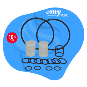 Kit de borrachas Oring's MY FROST - 3 sabores - COMPETO